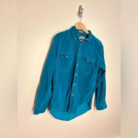Lord and Taylor Classics Casual Corduroy Shirt Long Sleeve Size Large - Picture 5 of 6